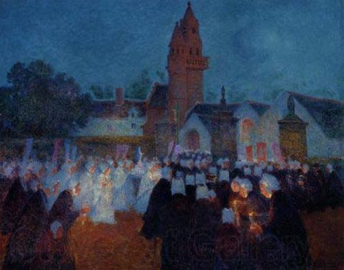 unknow artist Procession at Nenvic Spain oil painting art